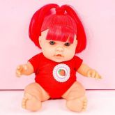 Boneca Infantil Baby Coleção Cheirinho De Frutas Morango