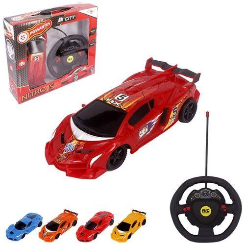 Carro De Controle Remoto Possante Nitro Infantil 7 Funções